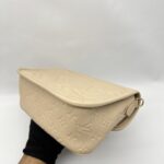 Louis Vuitton Diane PM Monogram Empreinte Creme GHW