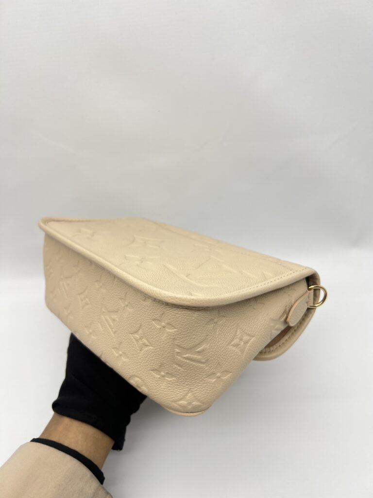 Louis Vuitton Diane PM Monogram Empreinte Creme GHW