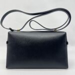 Loro Piana Extra Bag L27 Saddle Calfskin Black GHW