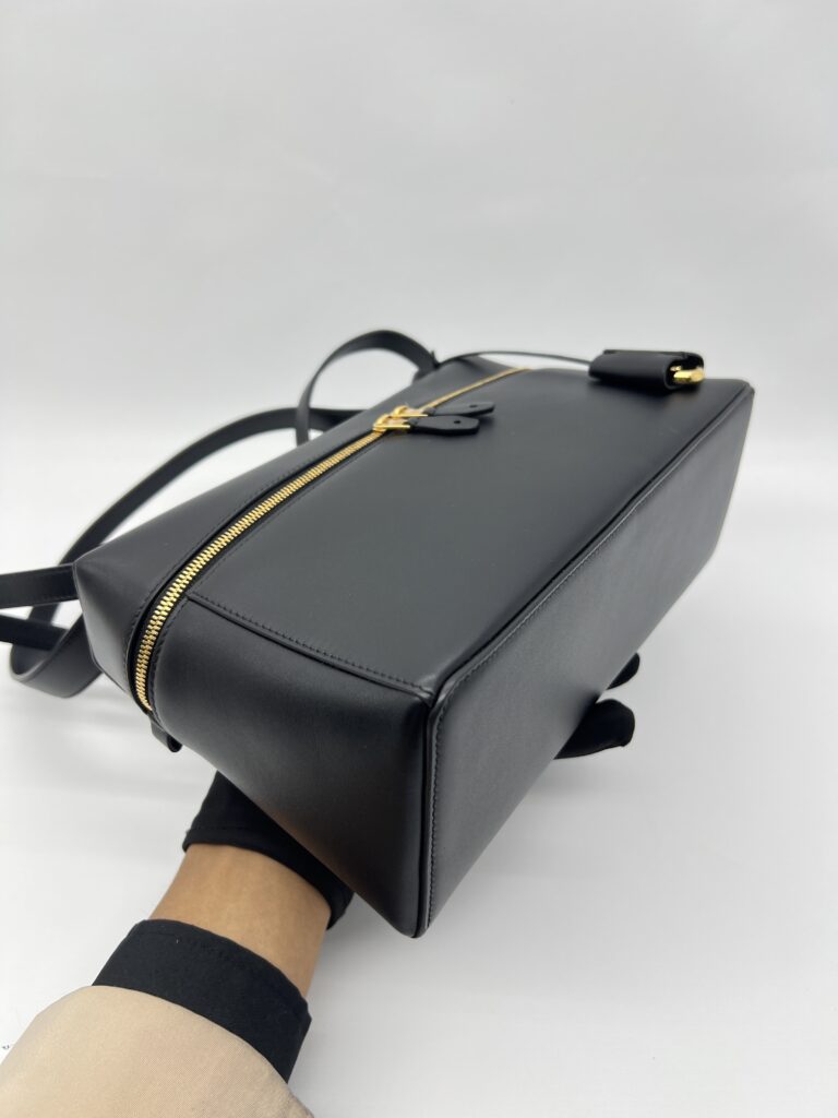 Loro Piana Extra Bag L27 Saddle Calfskin Black GHW