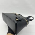 Loro Piana Extra Bag L27 Saddle Calfskin Black GHW