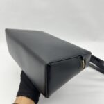 Loro Piana Extra Bag L27 Saddle Calfskin Black GHW