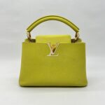 Louis Vuitton Capucines Lime Green GHW