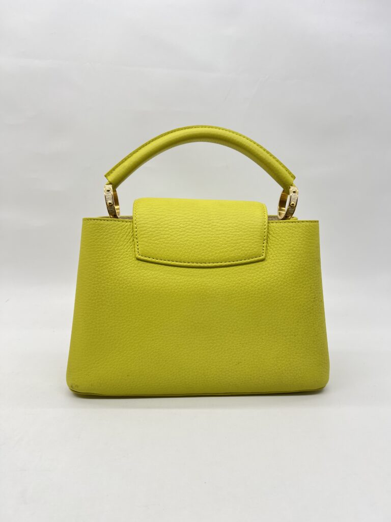 Louis Vuitton Capucines Lime Green GHW