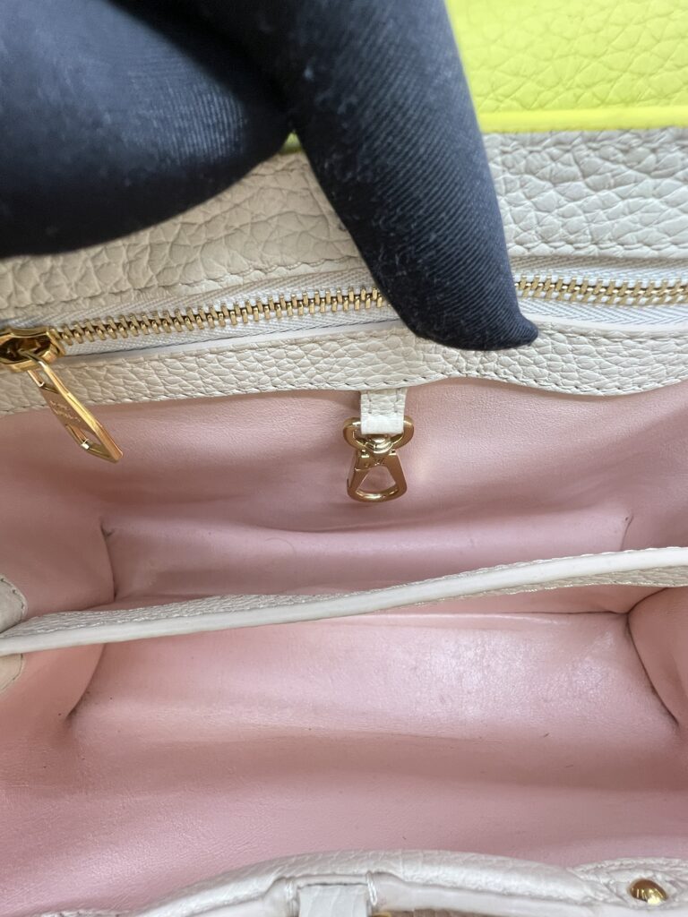 Louis Vuitton Capucines Lime Green GHW