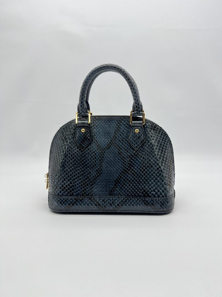 Louis Vuitton Alma BB Phython Navy GHW