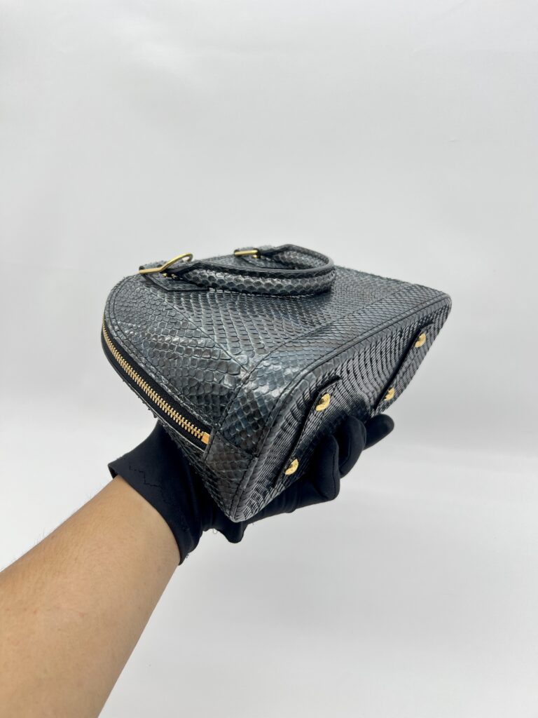 Louis Vuitton Alma BB Phython Navy GHW