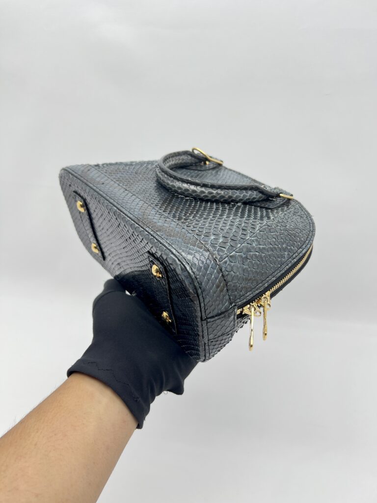 Louis Vuitton Alma BB Phython Navy GHW