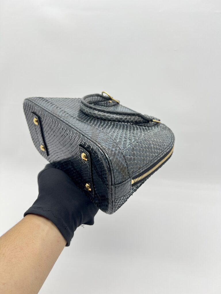 Louis Vuitton Alma BB Phython Navy GHW
