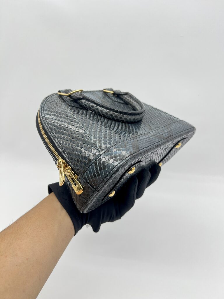 Louis Vuitton Alma BB Phython Navy GHW