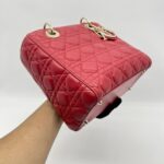 Dior Lady Dior Medium Red GHW