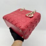 Dior Lady Dior Medium Red GHW