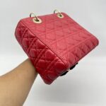 Dior Lady Dior Medium Red GHW