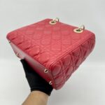 Dior Lady Dior Medium Red GHW