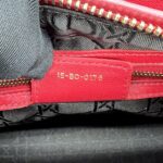Dior Lady Dior Medium Red GHW