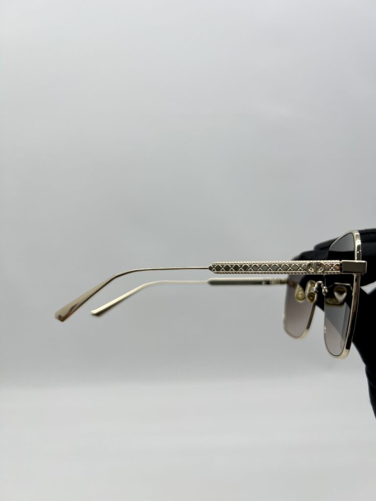 Dior Square Sunglasses Diorcannage S1U Gold