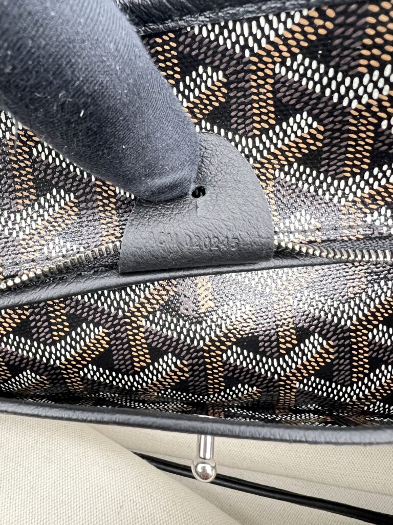 Goyard Artois PM Goyardine Noir SHW