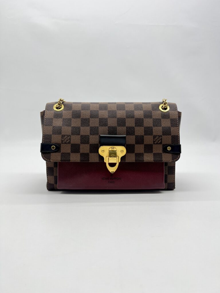 Louis Vuitton Vavin PM Damier Ebene Bordeaux GHW