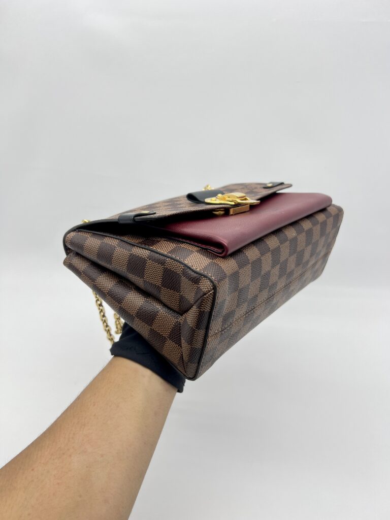 Louis Vuitton Vavin PM Damier Ebene Bordeaux GHW