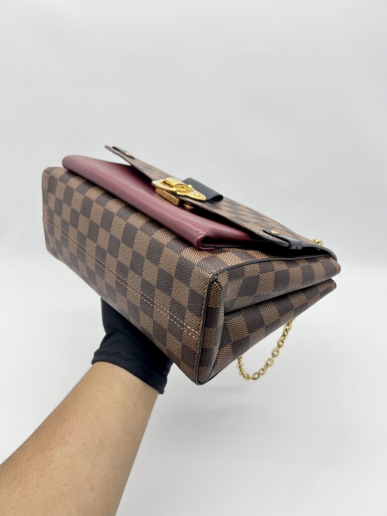 Louis Vuitton Vavin PM Damier Ebene Bordeaux GHW