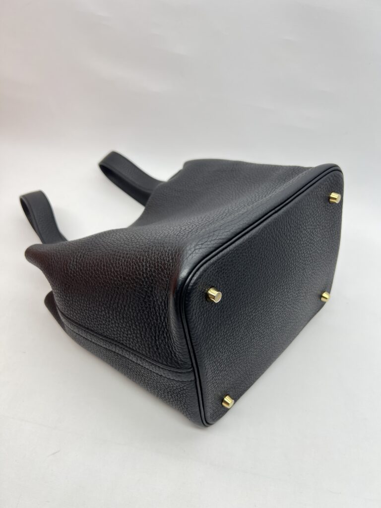 Hermes Picotin 22 Celemence Noir GHW