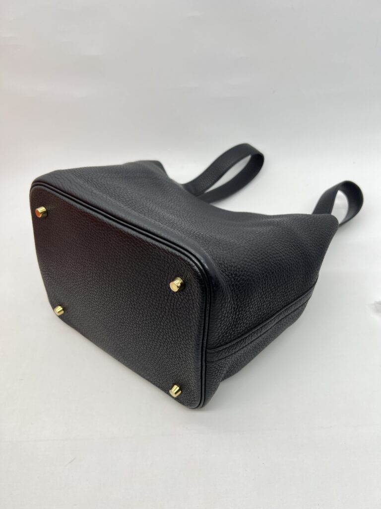 Hermes Picotin 22 Celemence Noir GHW