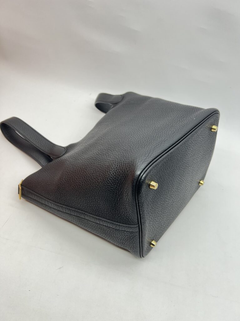 Hermes Picotin 22 Celemence Noir GHW