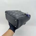 Dior Lady Dior x Anselm Reyle Calfskin Mate Noir RHW