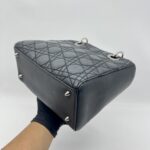 Dior Lady Dior x Anselm Reyle Calfskin Mate Noir RHW