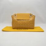 Goyard Rouette Souple Bag Goyardine Yellow