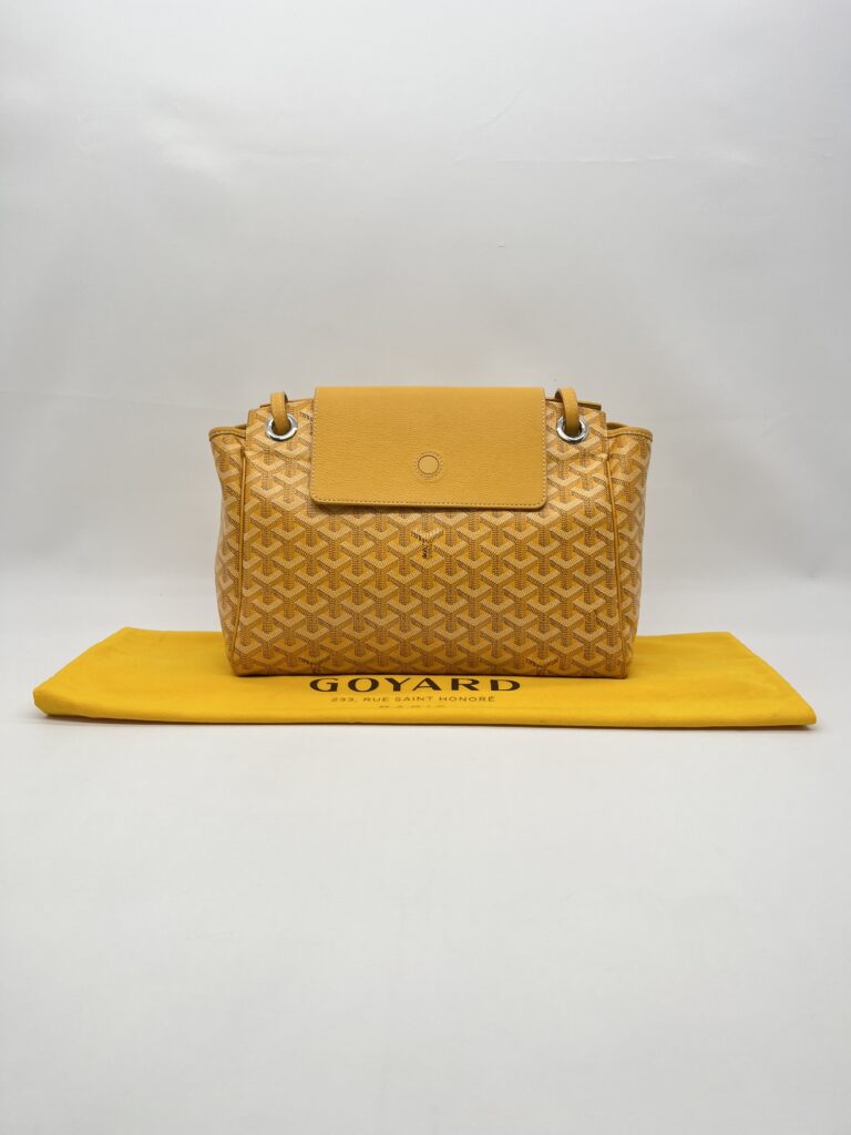 Goyard Rouette Souple Bag Goyardine Yellow