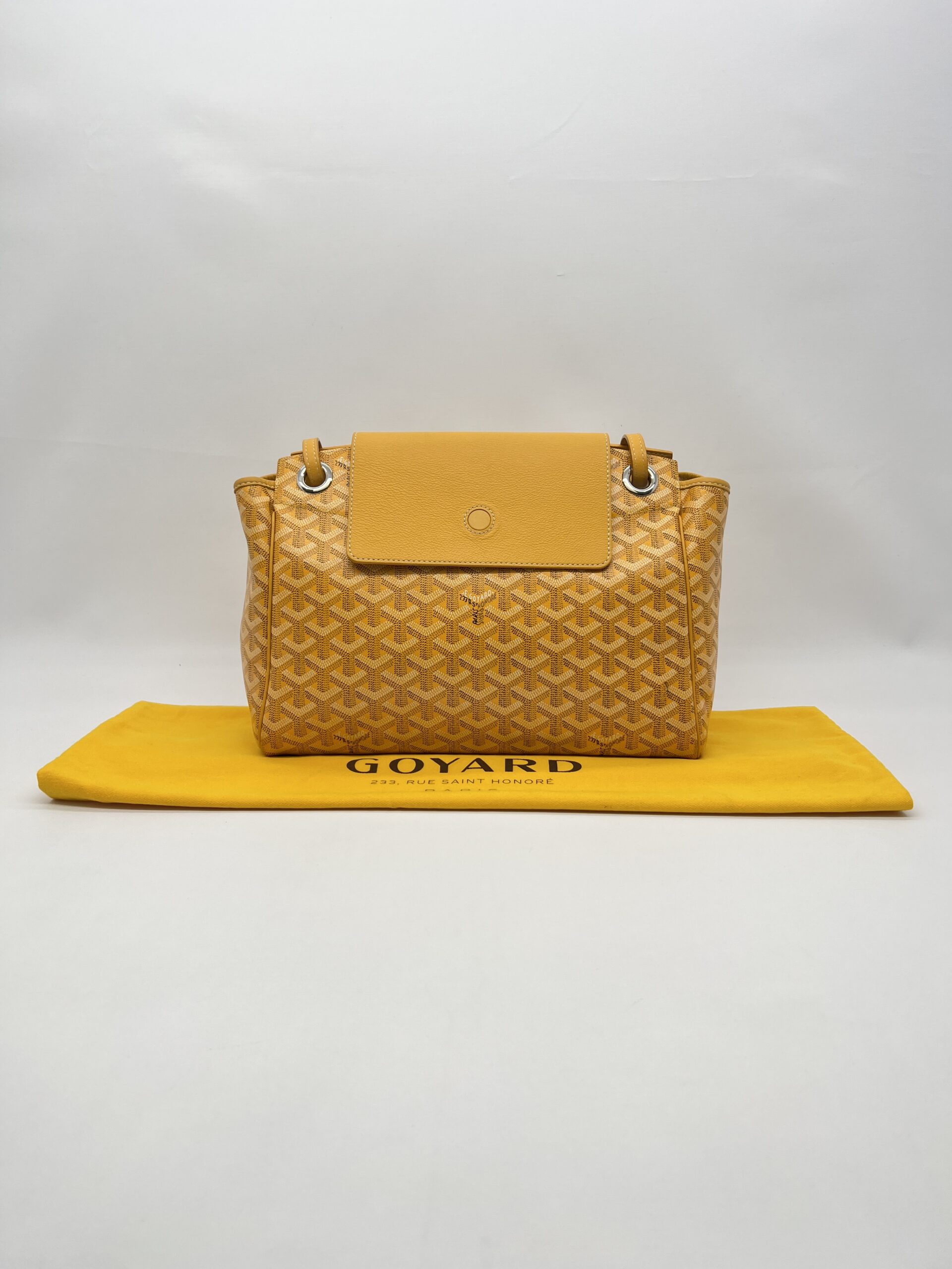 Goyard Rouette Souple Bag Goyardine Yellow