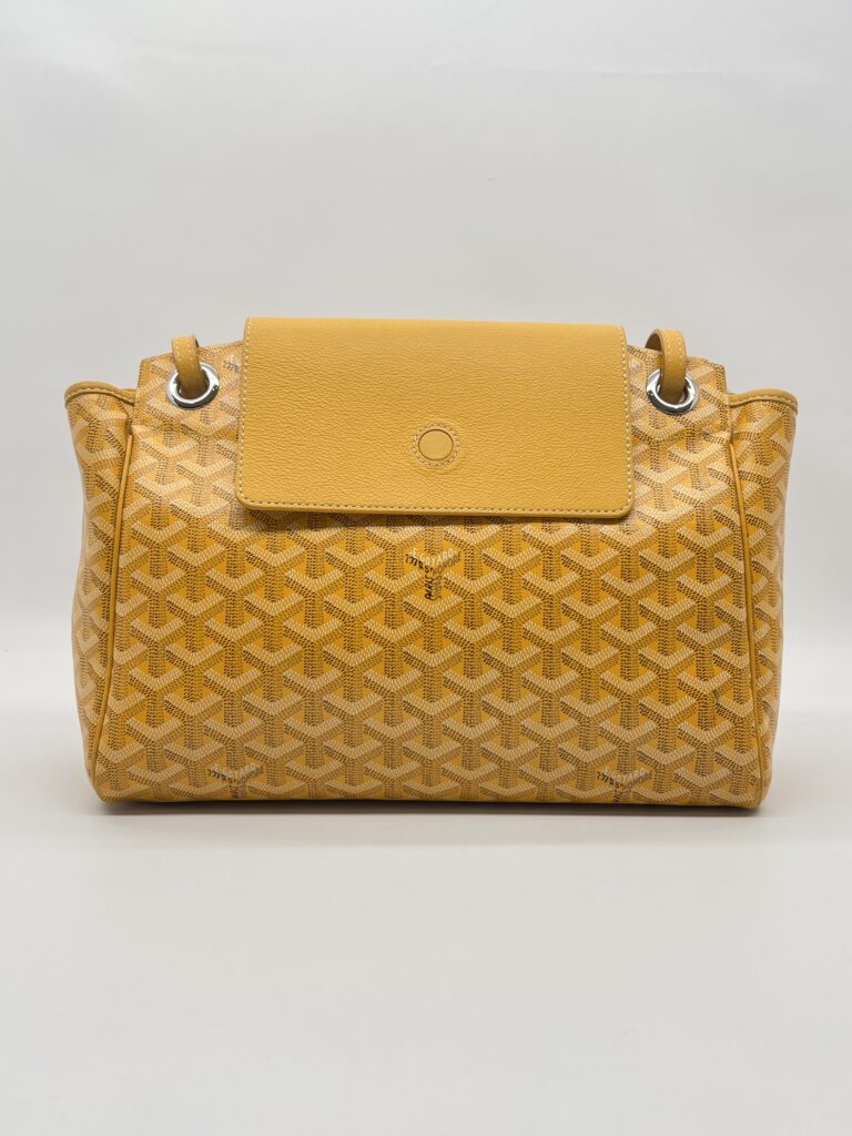 Goyard Rouette Souple Bag Goyardine Yellow