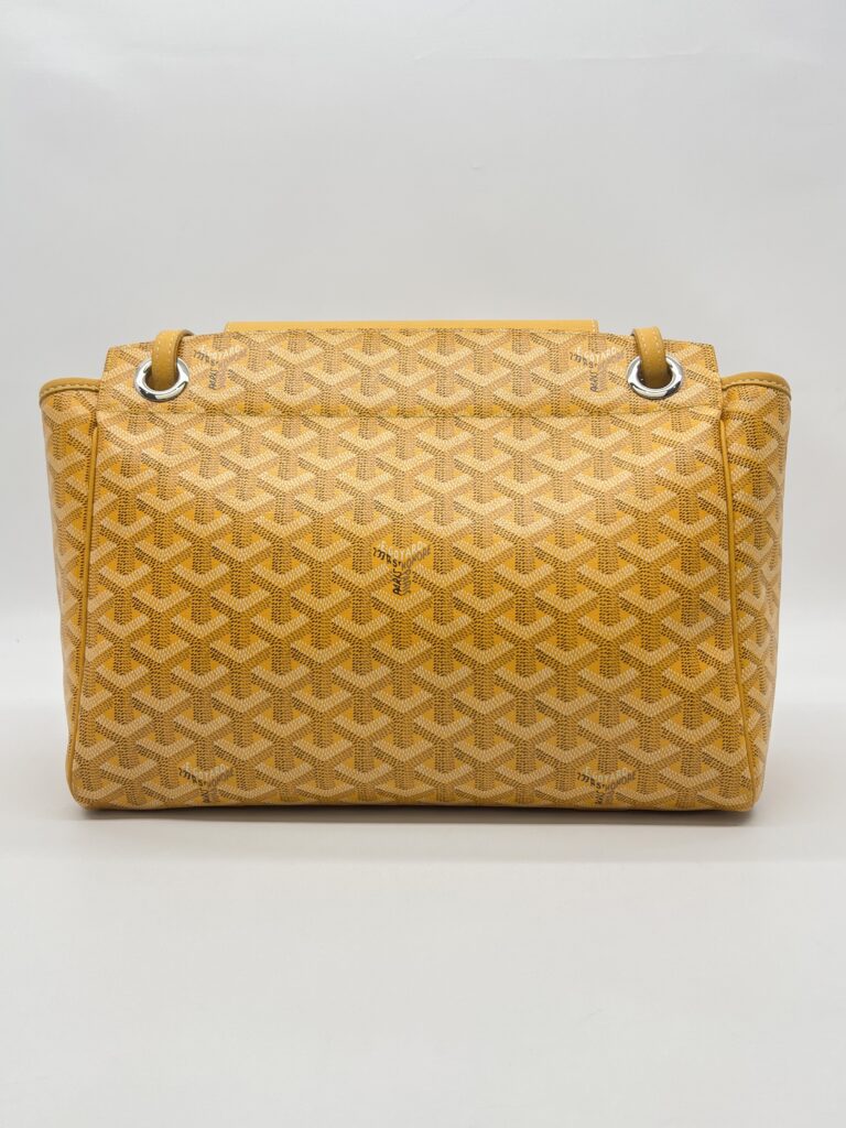 Goyard Rouette Souple Bag Goyardine Yellow
