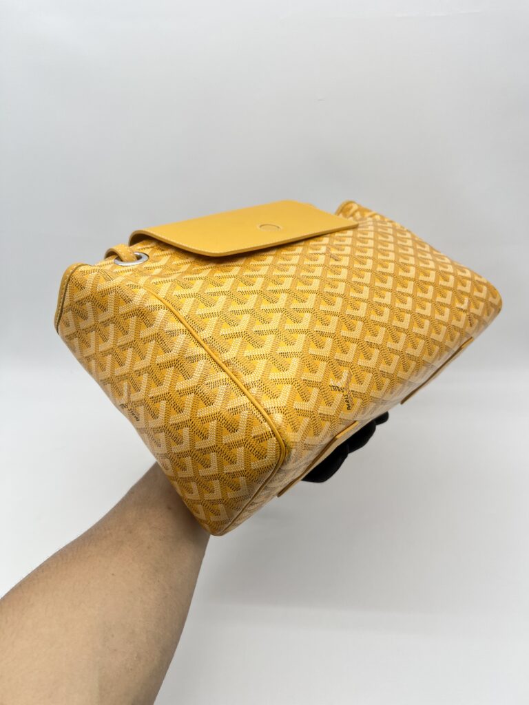 Goyard Rouette Souple Bag Goyardine Yellow
