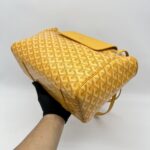 Goyard Rouette Souple Bag Goyardine Yellow