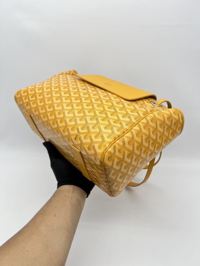 Goyard Rouette Souple Bag Goyardine Yellow