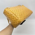 Goyard Rouette Souple Bag Goyardine Yellow