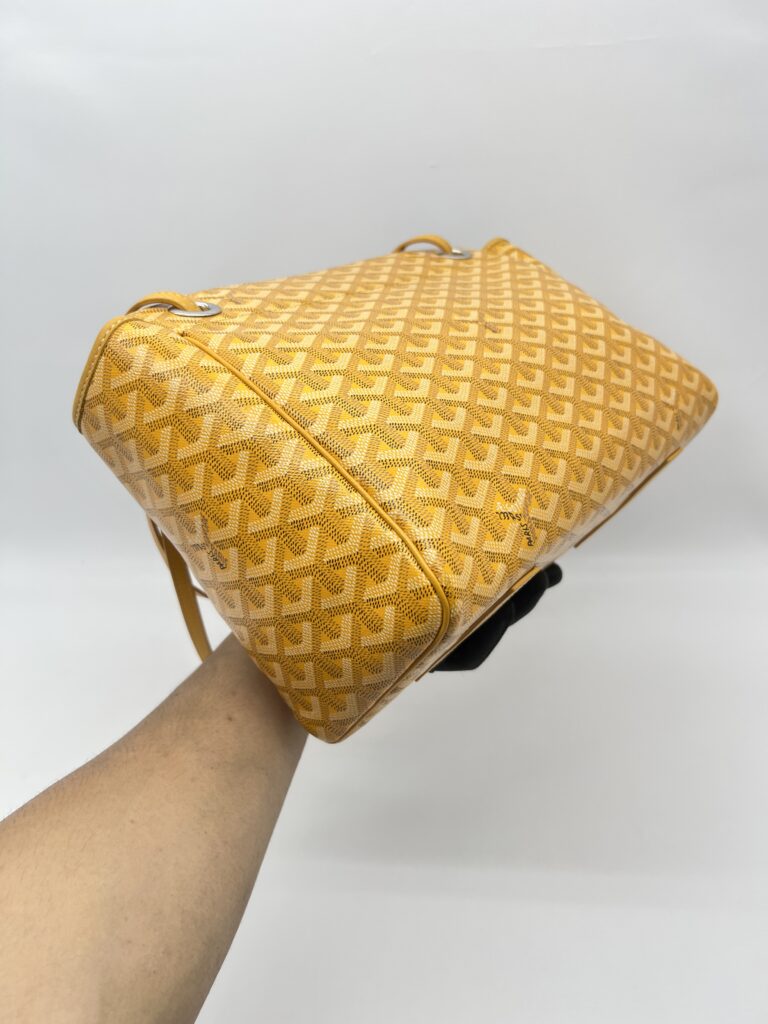 Goyard Rouette Souple Bag Goyardine Yellow