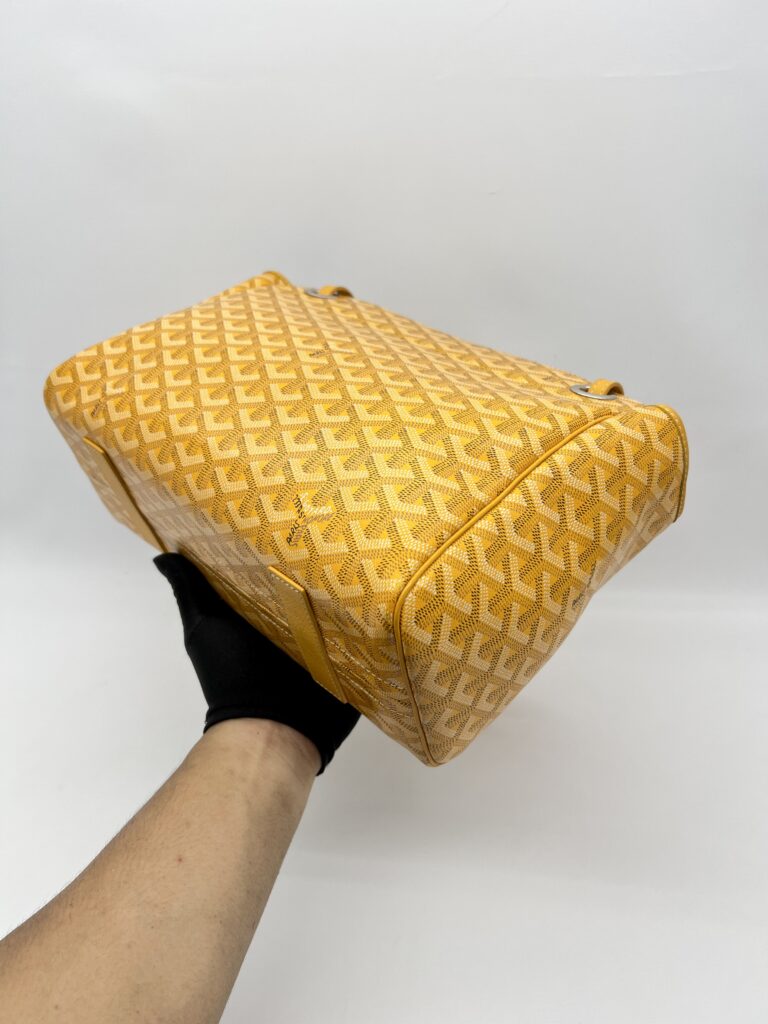 Goyard Rouette Souple Bag Goyardine Yellow