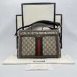 Gucci Crossbody Shoulder Bag GG Supreme GHW
