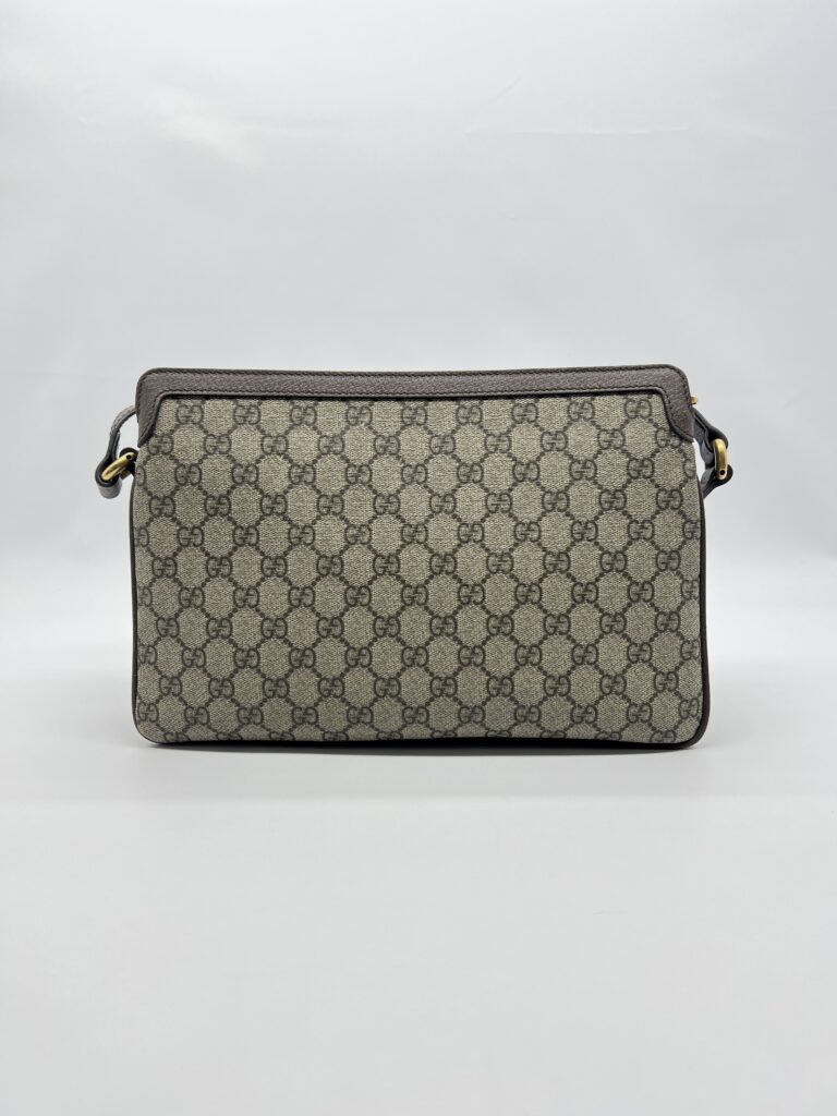 Gucci Crossbody Shoulder Bag GG Supreme GHW