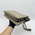 Gucci Crossbody Shoulder Bag GG Supreme GHW