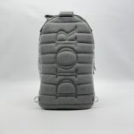 Dior Rider Sling Bag Diamond Coated Canvas Grey SHW