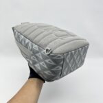 Dior Rider Sling Bag Diamond Coated Canvas Grey SHW