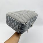 Dior Rider Sling Bag Diamond Coated Canvas Grey SHW
