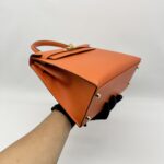Hermes Kelly 28 Epsom Orange GHW