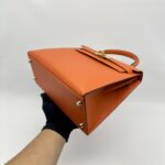 Hermes Kelly 28 Epsom Orange GHW