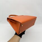 Hermes Kelly 28 Epsom Orange GHW
