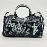 Balenciaga Reguler Classic City Graffiti Black White